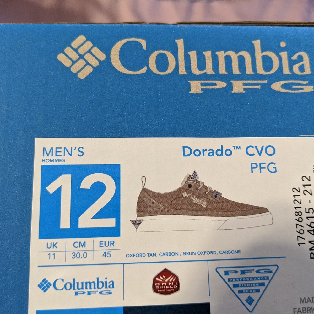 Columbia PFG Dorado Size 12